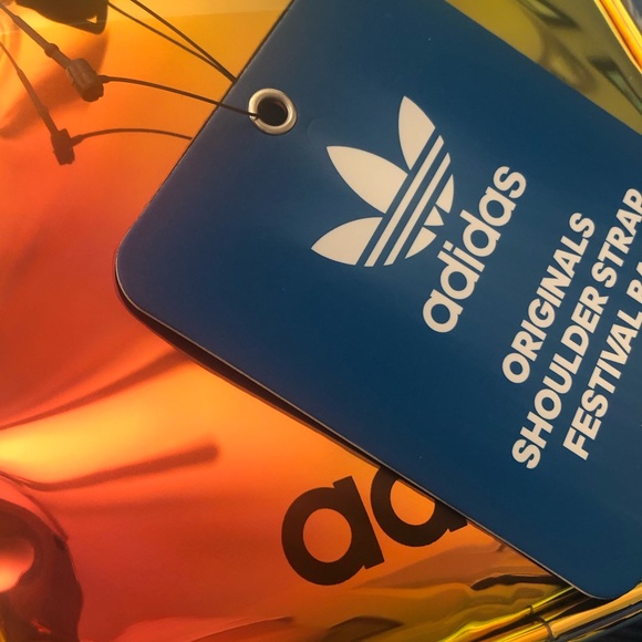 ADIDAS iridescent holographic cross body bag NWT - Picture 8 of 8
